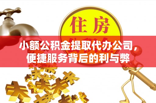 循化小额公积金提取代办公司，便捷服务背后的利与弊