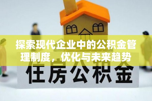 循化探索现代企业中的公积金管理制度，优化与未来趋势