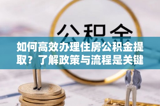 循化如何高效办理住房公积金提取？了解政策与流程是关键