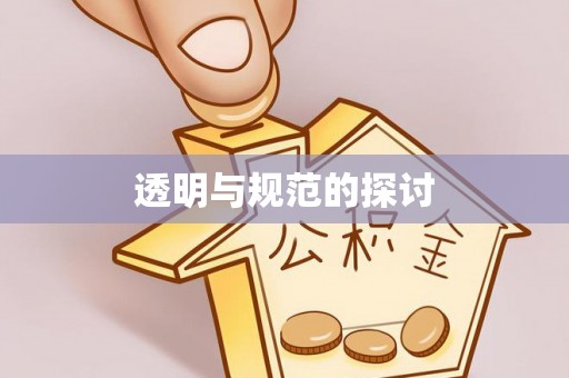 循化透明与规范的探讨