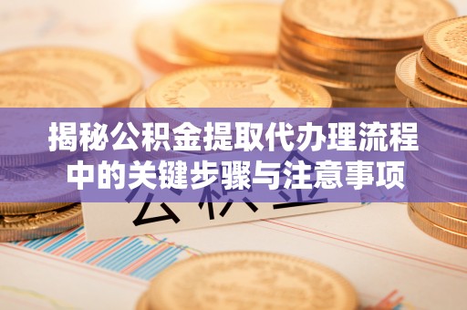 循化揭秘公积金提取代办理流程中的关键步骤与注意事项