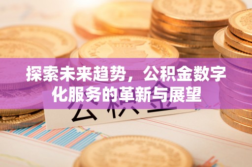 循化探索未来趋势，公积金数字化服务的革新与展望