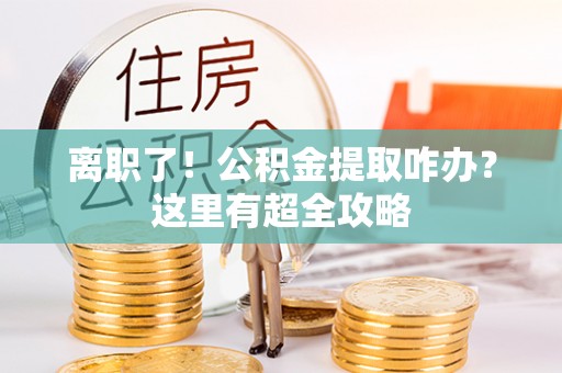循化离职了！公积金提取咋办？这里有超全攻略