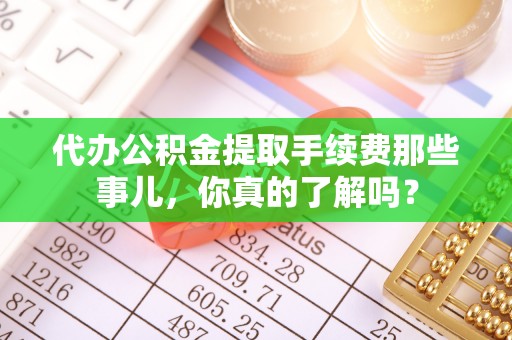 循化代办公积金提取手续费那些事儿，你真的了解吗？