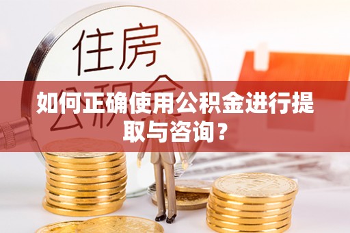 循化如何正确使用公积金进行提取与咨询？