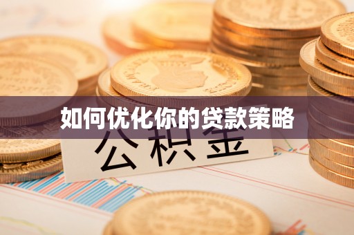 循化如何优化你的贷款策略