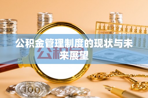 循化公积金管理制度的现状与未来展望